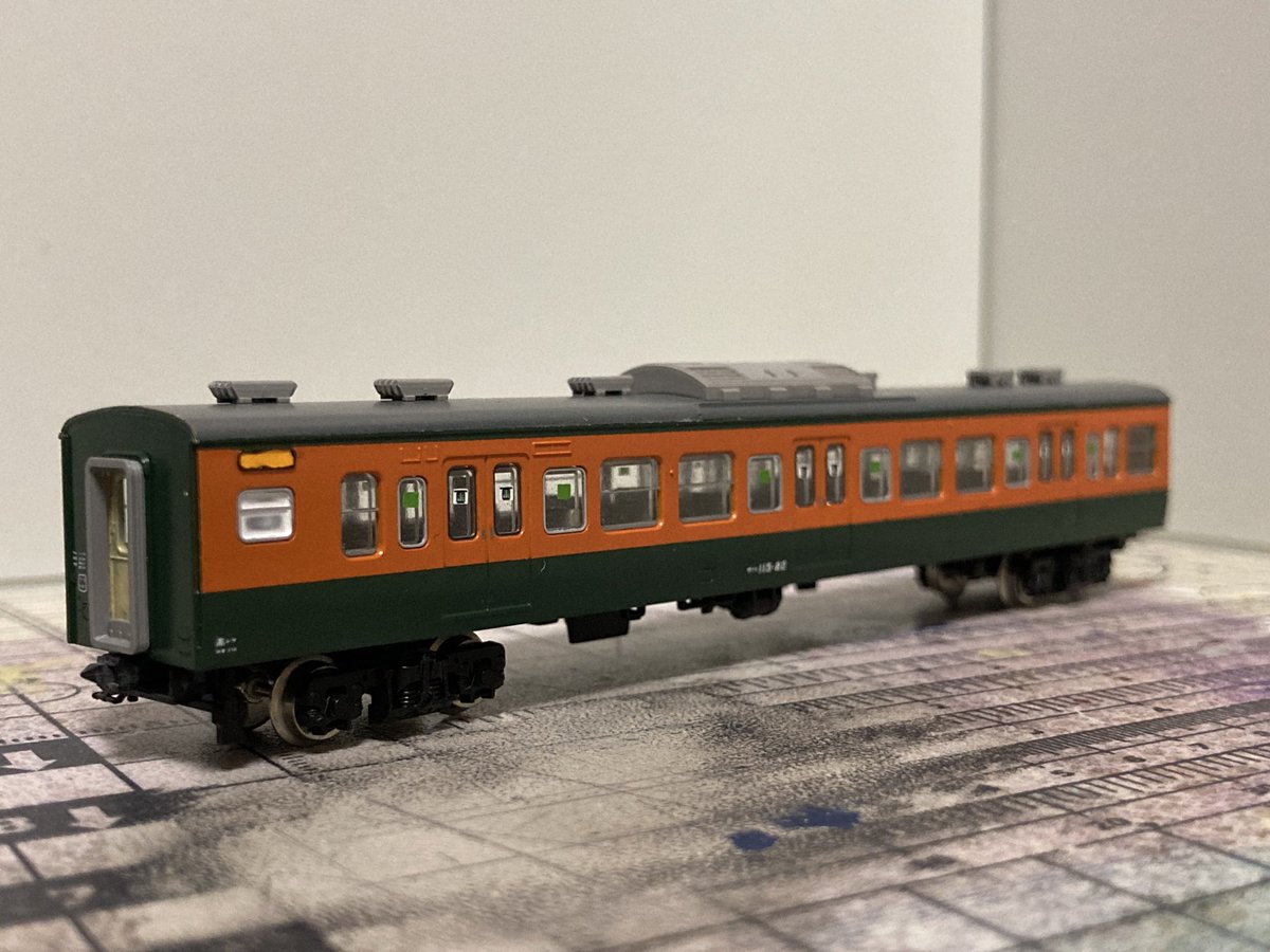115系新前橋電車区T1159編成が落成しました。 サハ115-22はαモデルの