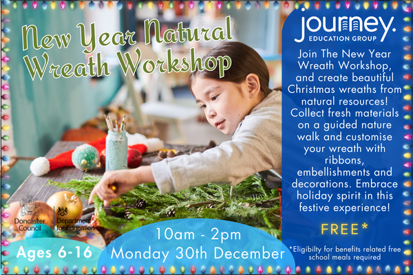 🎄Join our Natural Wreath Workshop, in collaboration with DMBC &amp; DoE!

🎅 ❄️Create beautiful Christmas wreaths from natural resources! Proof of benefits related free school meals is required to book a space on this camp.

…ey-education-tutoring.classforkids.io/camps