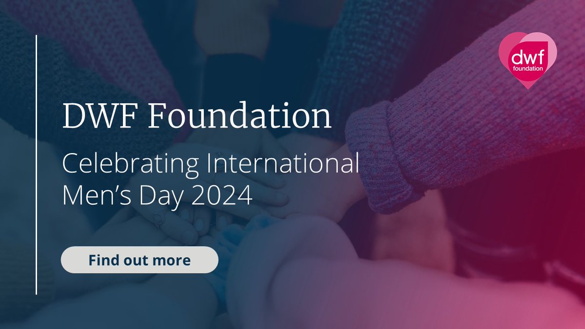 As we approach International Men’s Day on Nov 19, let’s highlight men’s contributions and focus on their health and wellbeing. This week, DWF hosts 15-min Q&amp;A sessions with male colleagues, sharing their roles and career journeys. Sign up here bit.ly/4fhVhUR