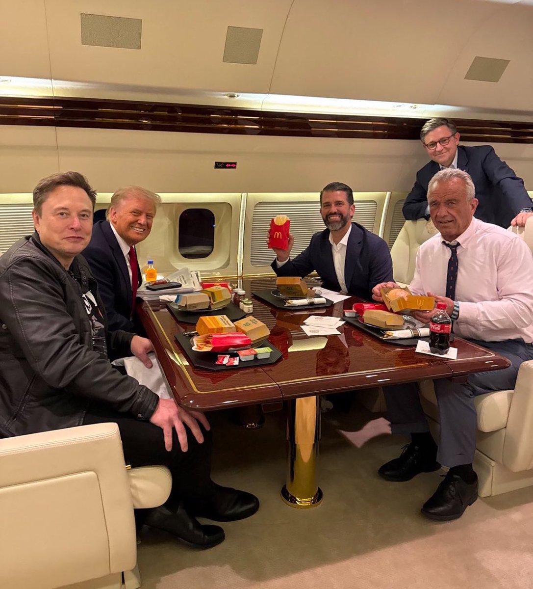 krassenstein's tweet photo. RFK Jr. won’t be lasting very long in this administration if he’s forced to eat McDonald’s. He doesn’t look happy. https://t.co/WLvgEyuQIe