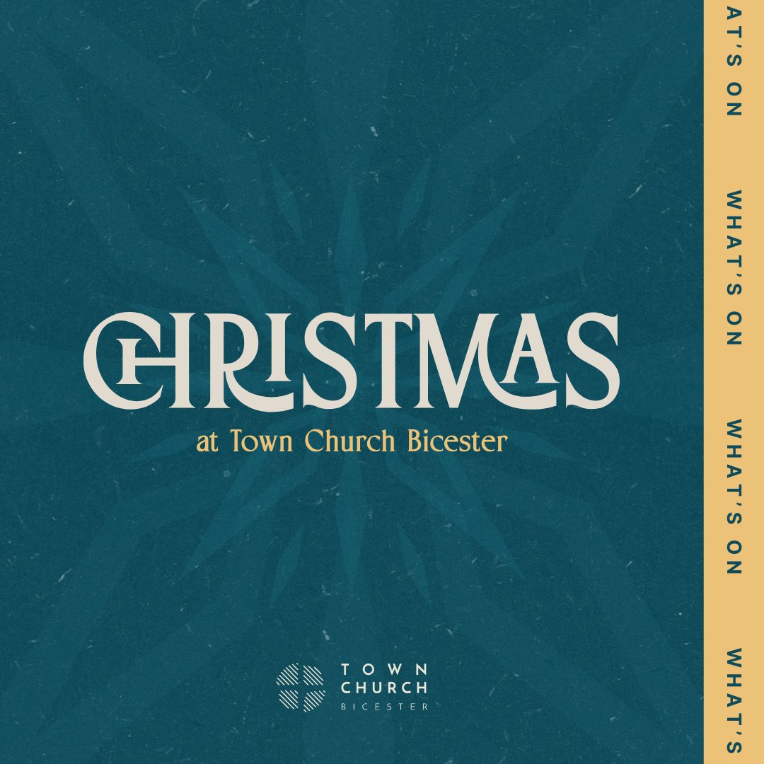 Join us this Christmas at Town Church

⭐️ Ladies Craft Night 5th December
🍛 Men's Curry &amp; Games 6th December
👼 Family Christmas Adventure 15th December
🕯️ Carols by Candlelight 22nd December
👶 Christmas Day Celebration 25th December

All the details 👇
townchurchbicester.org.uk/christmas