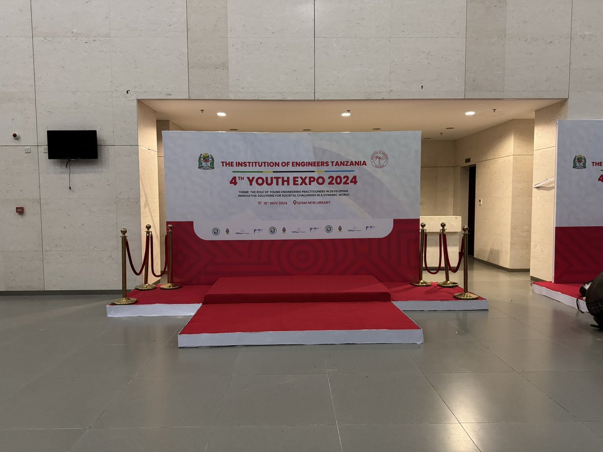 Clifton_Media24's tweet image. #ConferenceEvents

Meetings, Incentives, Conferences and Exhibitions (MICE).

4th YOUTH EXPO 2024

#VenueSetUp

🗓️ 16th November 2024

We are Glad to offer Logistical support as sponsor to @iet_studentchapter During ”4th YOUTH EXPO 2024” Yesterday at UDSM New Library.
