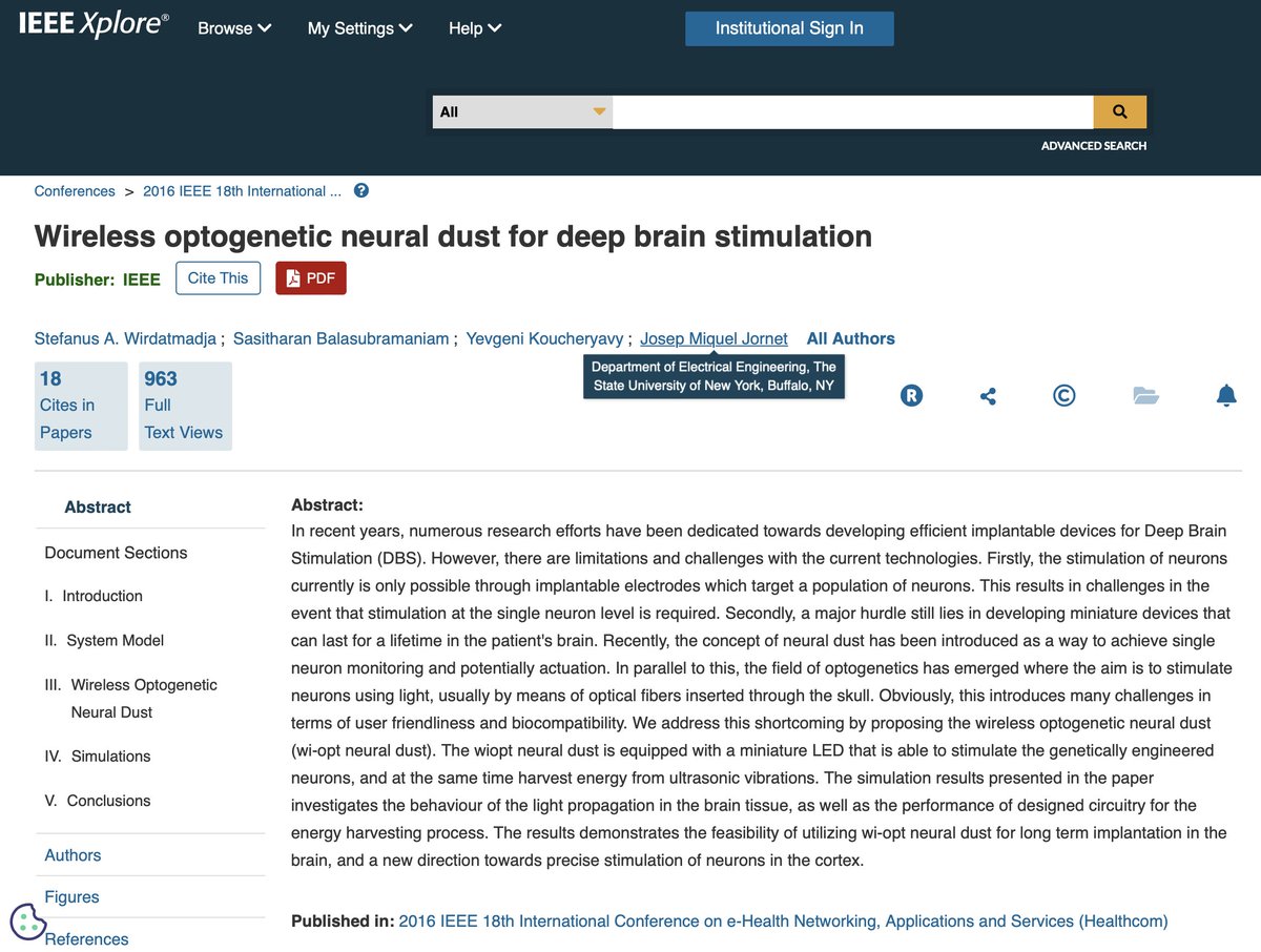 CorinneNokel's tweet photo. @Eleventhstar1 @Pokimanecringe Josep Jornet / Sasitharan Balasubramaniam

#eHealth #InternetofNanoThings

#HealthCom 2016 #LED #LiFi 

Wireless optogenetic neural dust for deep brain stimulation

https://t.co/UDhgbF2AKs https://t.co/1rHrtAUKYM