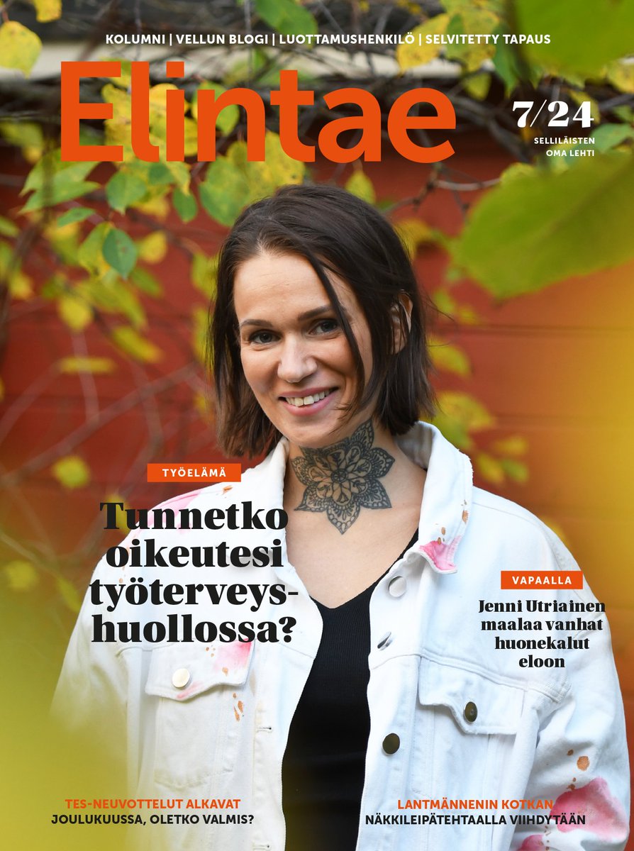 selryfi's tweet photo. Elintakeessa selvitämme, miten #työehtosopimus syntyy ja millaisia oikeuksia työntekijällä on työterveyshuollossa. Lisäksi muun muassa käymme kylässä Lantmännenin Kotkan tehtaalla ja Kaskein Marjalla Lappeenrannassa. Lue uusi #Elintae-lehti 👉 https://t.co/RxcQ1N2iXA https://t.co/eeSovk8yGa
