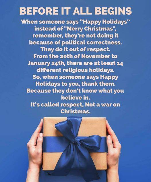 Holidays are coming... 🎶