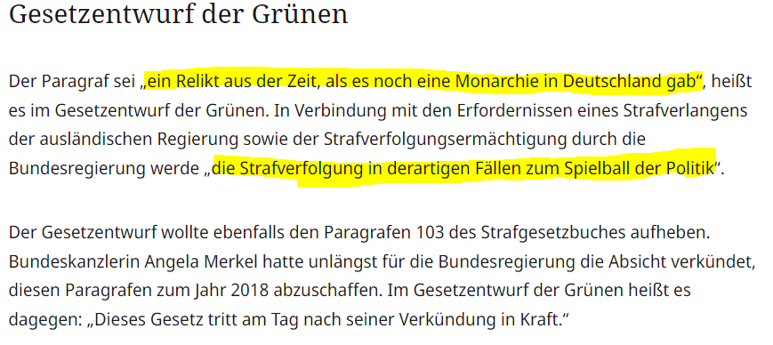Dementum's tweet photo. @ungemeve Erinnerst du dich noch, als Erdogan wegen Majestätsbeleidigung Jan Böhmermann verklagte? Die Folge: Der Bundestag schaffte §103 StGB ab, Doppelmoral?

https://t.co/dl8rvvNzX2 https://t.co/TrqAGuWR41