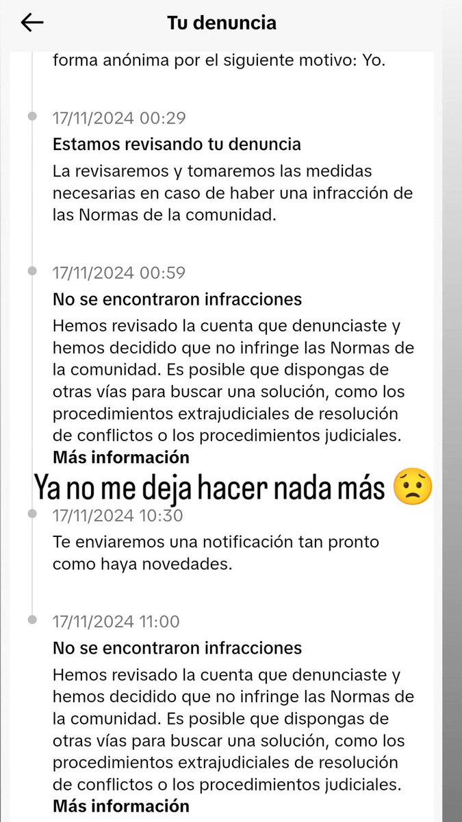 <a href="/TikTok_ES/">TikTok España</a> ¿Me podéis ayudar? Me han suplantado la identidad 🥲