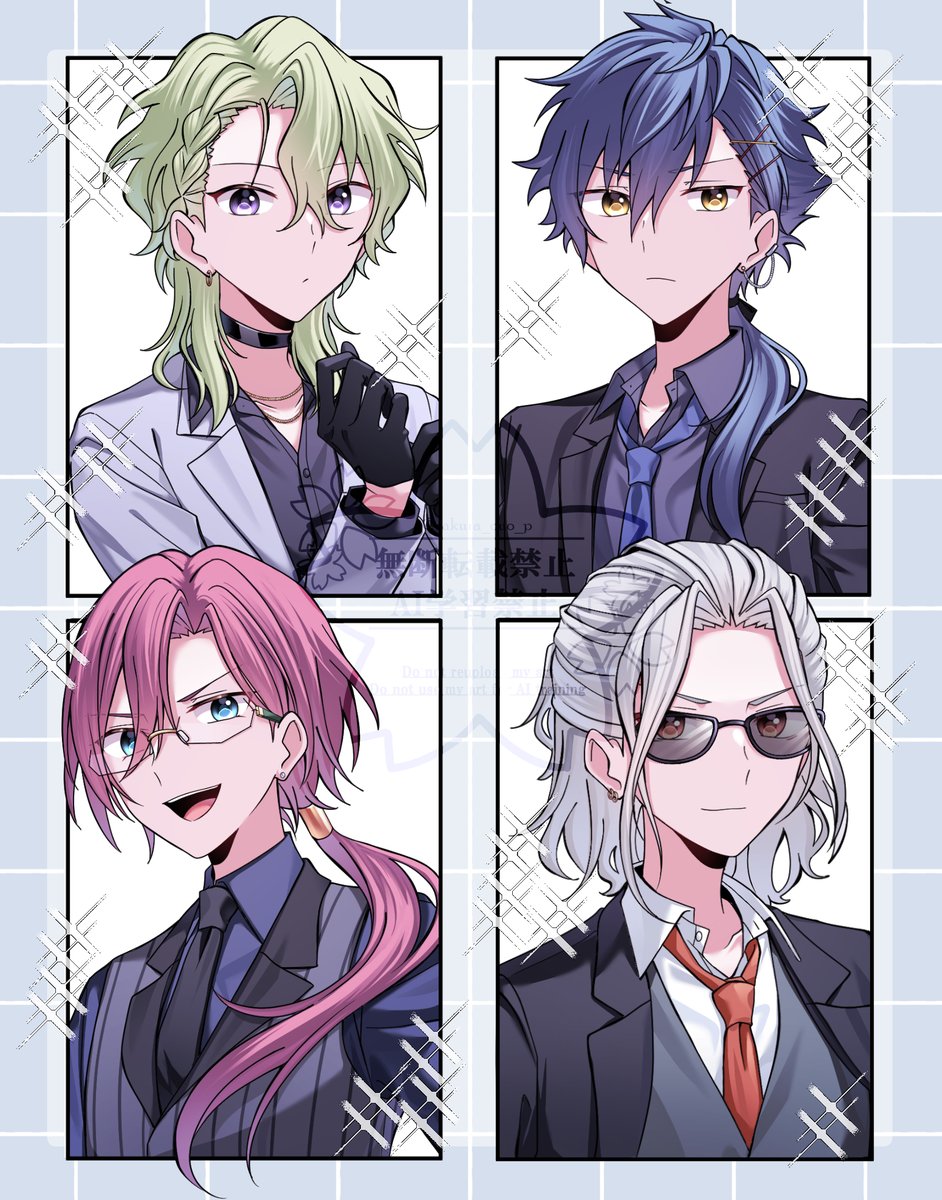 sakura_ouo_p's tweet image. マフィアパロのヘアアレまとめ~！