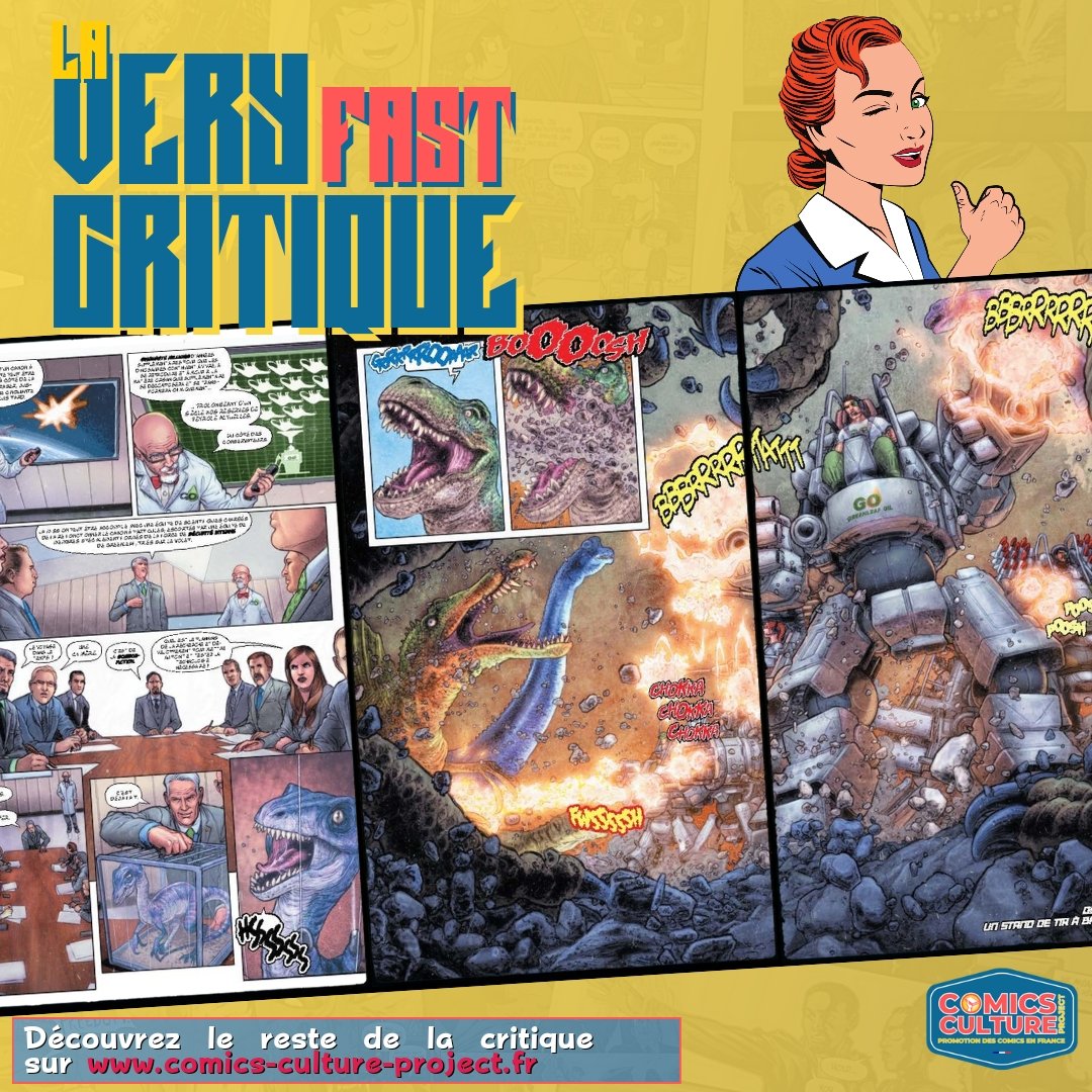 Tankers
🖋️: Robert Venditti, Juan José Ryp
📕: Bliss Editions

Le pétrole commence à manquer et la plus grande compagnie pétrolière du monde a la solution : voyager dans le temps pour retarder l'extinction des dinosaures.

En savoir +:
comics-culture-project.fr/post/tankers