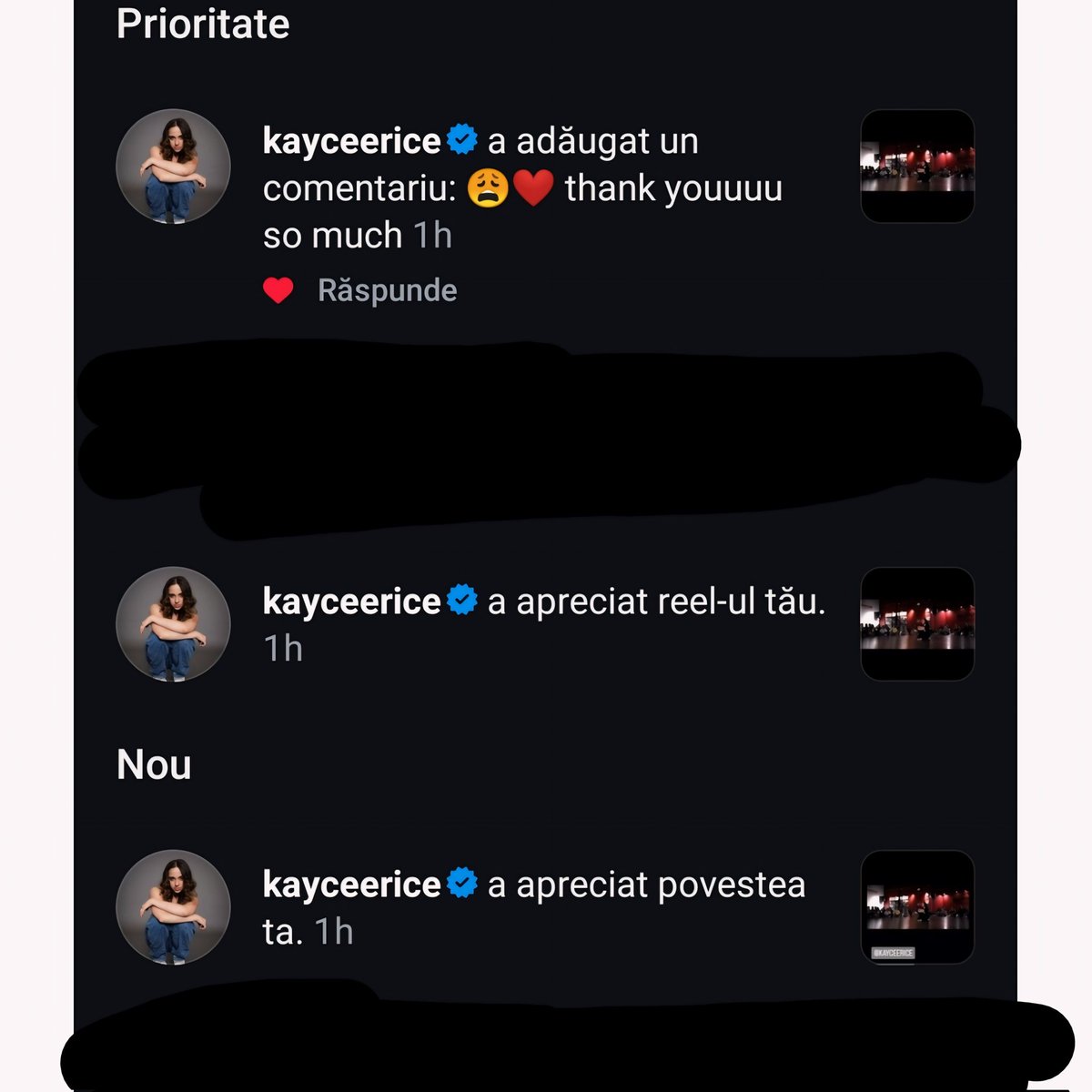 QueenKayceerice's tweet photo. Thank you so much for you're kind @KayceeRice ily 😘❤️🙏 #love https://t.co/ZxK23nQFqA