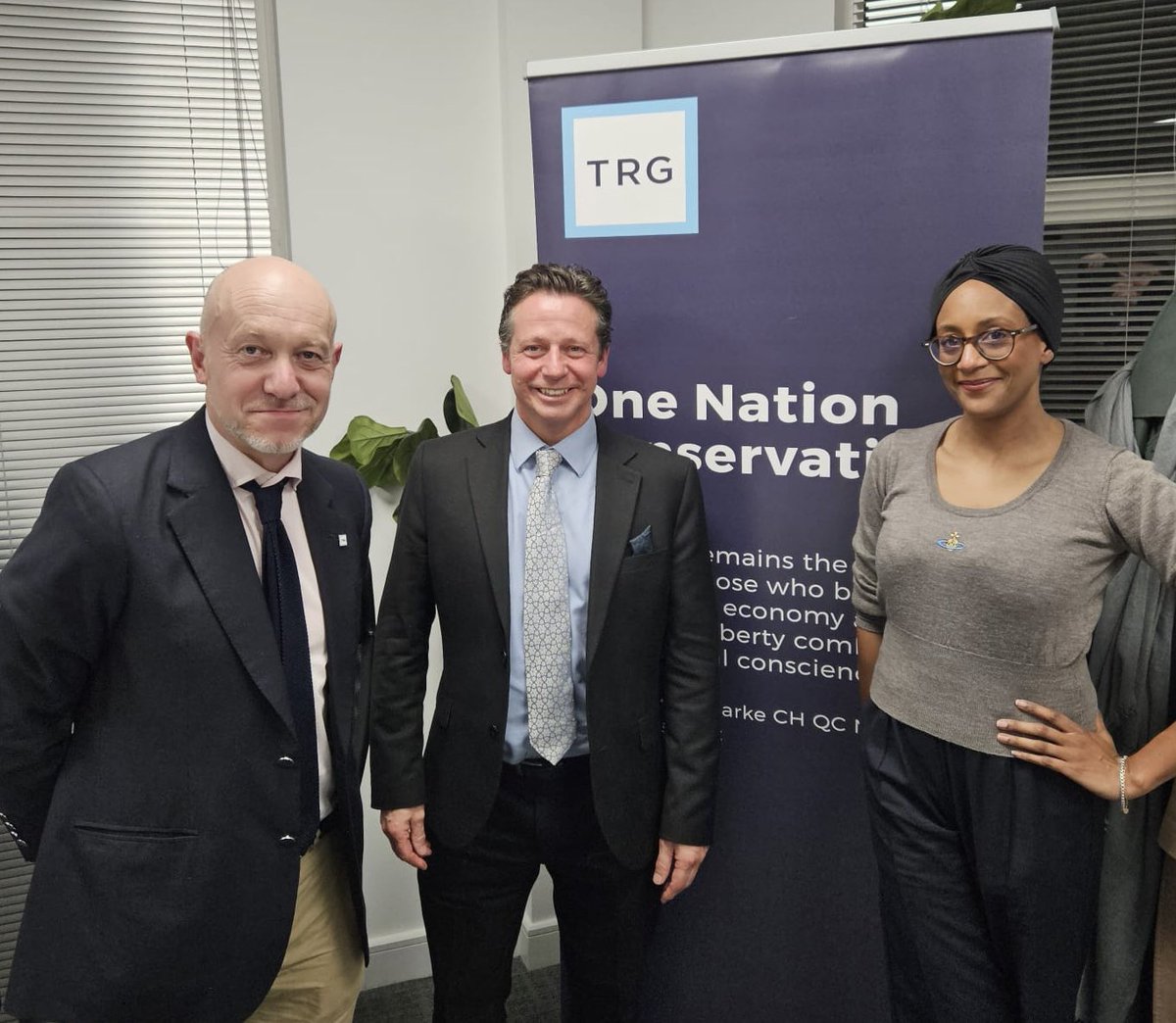 Excellent to see new <a href="/Conservatives/">Conservatives</a> co-chair <a href="/HuddlestonNigel/">Nigel Huddleston MP</a> with TRG Chair <a href="/SiobhanAarons/">Siobhan Aarons</a>, deputy <a href="/challoner_alex/">Alex Challoner</a> &amp; fellow Reformers this week

Fruitful conversations about the future direction of the party and how One Nation values contribute to rebuilding and next steps