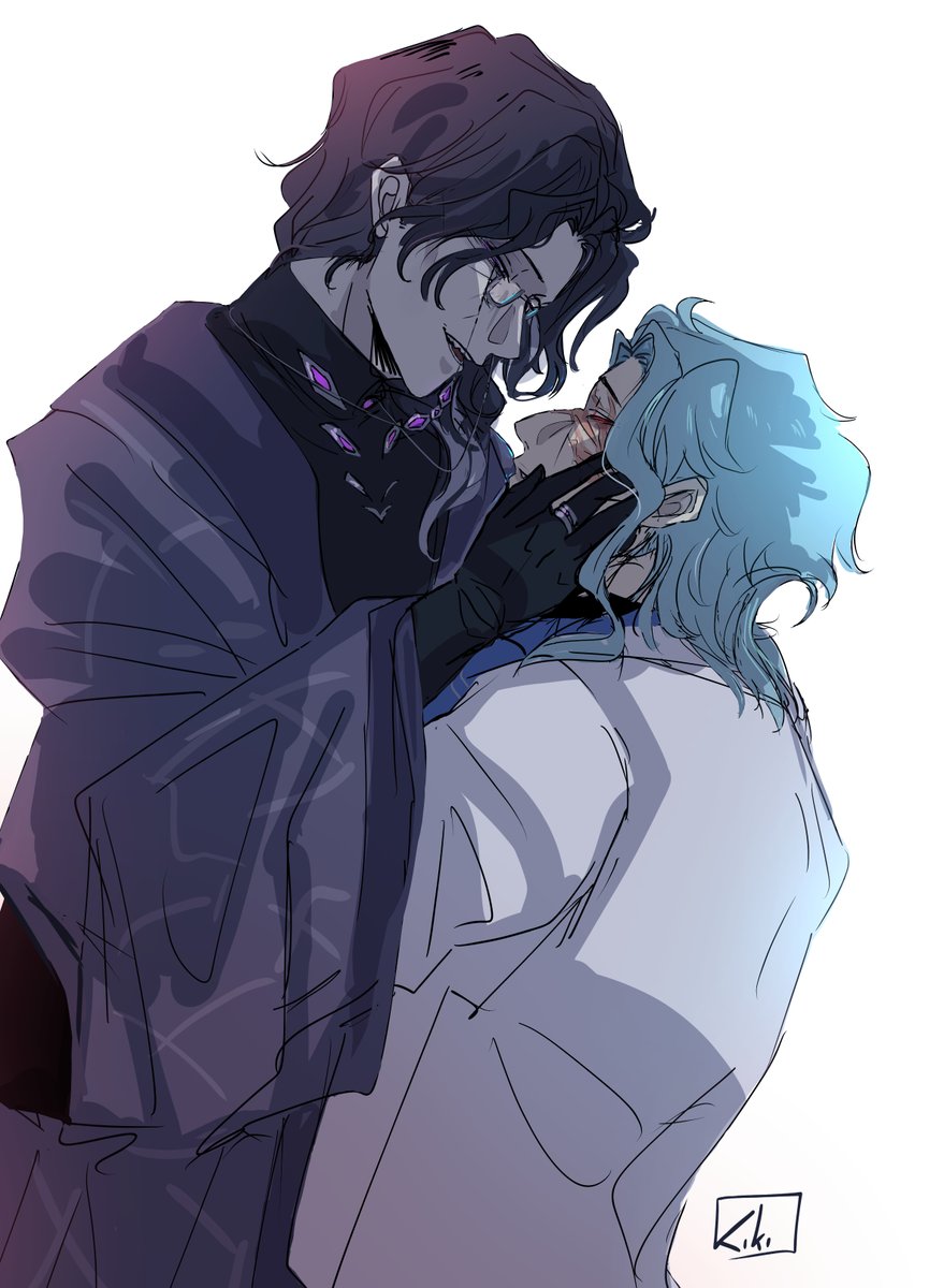 Your eyes are the void I'm lost in

#GenshinImpact #Dottolone #Dottore #Pantalone