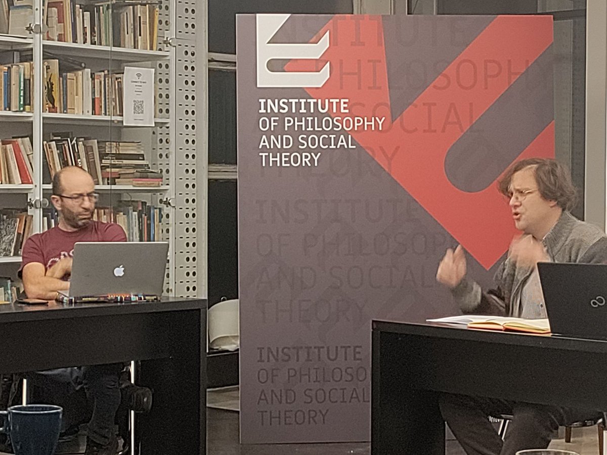 IFDT_Beograd's tweet photo. IFDT #CriticLab hosted a two-day workshop titled "[Workshop] On The (Im)Possibility of Conceptualizing Social Change in Eastern Europe." 
 
The event brought together philosophers and sociologists from Warsaw and Belgrade to exchange ideas on critical social change issues.  
More info: https://t.co/WOx8tc5HJM  

#EngagedThought #SocialChange #Philosophy #Sociology