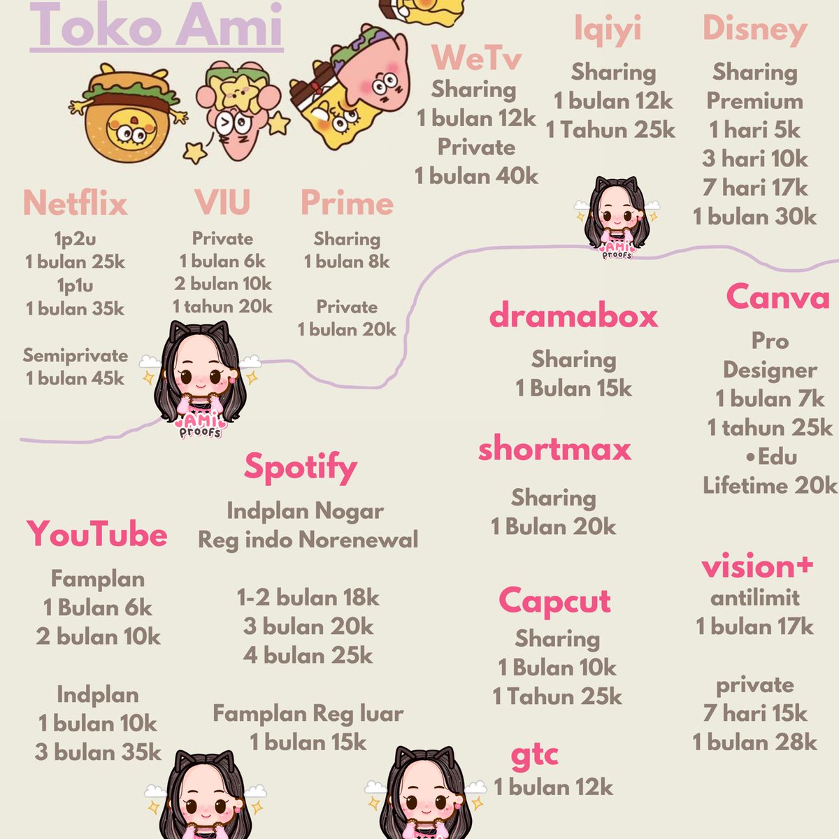 nekoucat's tweet photo. @nesuir hai sini kak ⭑ ۪ ࣪𐚁ˑ ─ di  ꒰@alaras꒱ ridii fast proses , siap copas.
langsung order yaa ♡ .fast resp bisa langsung chat wa di bio https://t.co/NZ6IEnMrBG