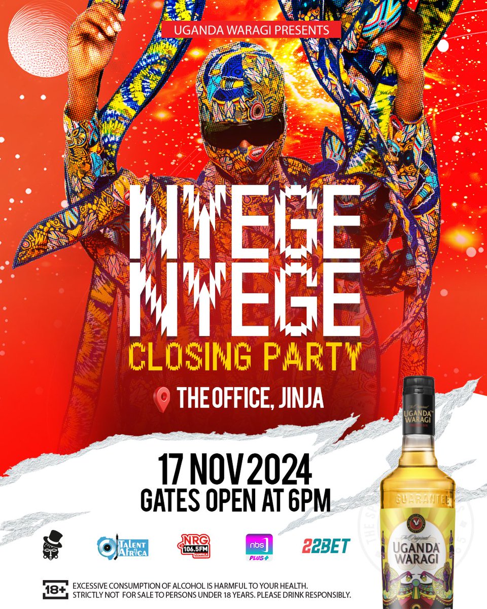 NyegeNyegeFest's tweet image. NYEGE NYEGE PROGRAM // DAY 4 🔥
We are going hard one last time at the Office before we close off the 9th and littest edition of #nyegenyege 📌😍
Remember we said no leaving the Venue, See you in a bit ‼️
#nyegenyege2024 #nyegenyegefestival #ugnyegenyege2024