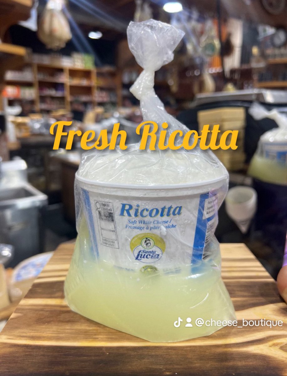 Nothing beats fresh #ricotta! 🧡🧀😊 

On the weekends, you can find some available at our #cheese counter and if you’re really early, you’ll even find it warm.🧀🫶🏽😊

Have a beautiful Sunday! Make it cheesy one! 🧀

#CheeseLover #FreshIsBest