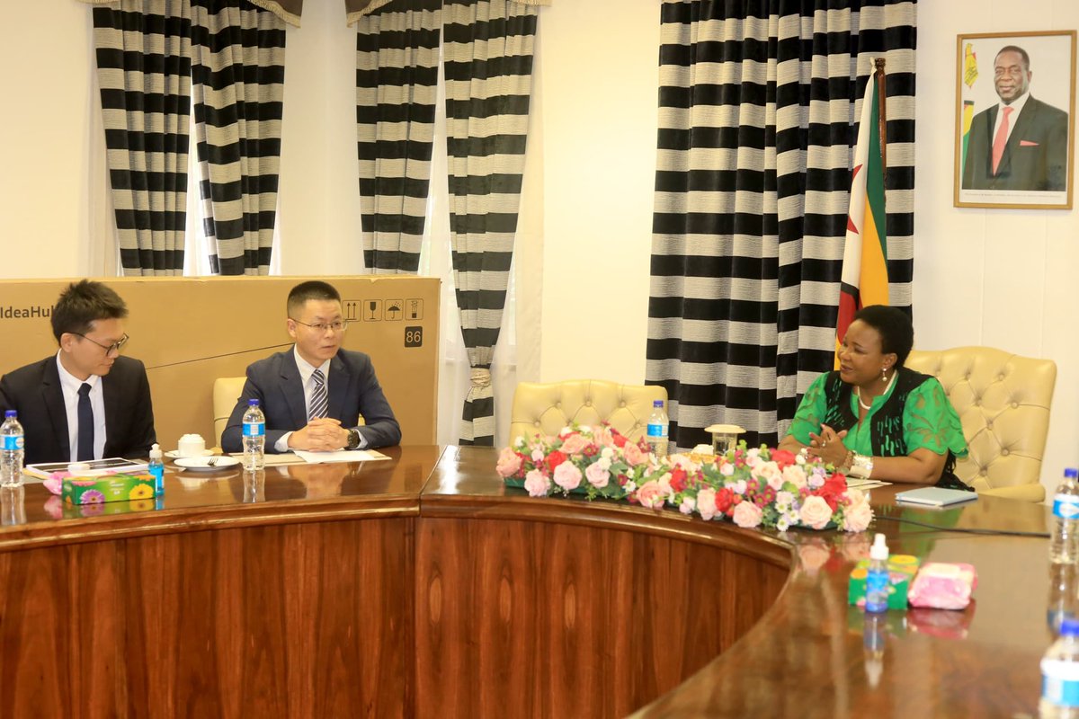 I’m glad to share that, today  Huawei Officials and I, held a send-off ceremony at my Harare offices  for the Information and Communication Technology (ICT) students from various universities in the country who will gain from my collaboration with Huawei. They will be starting an