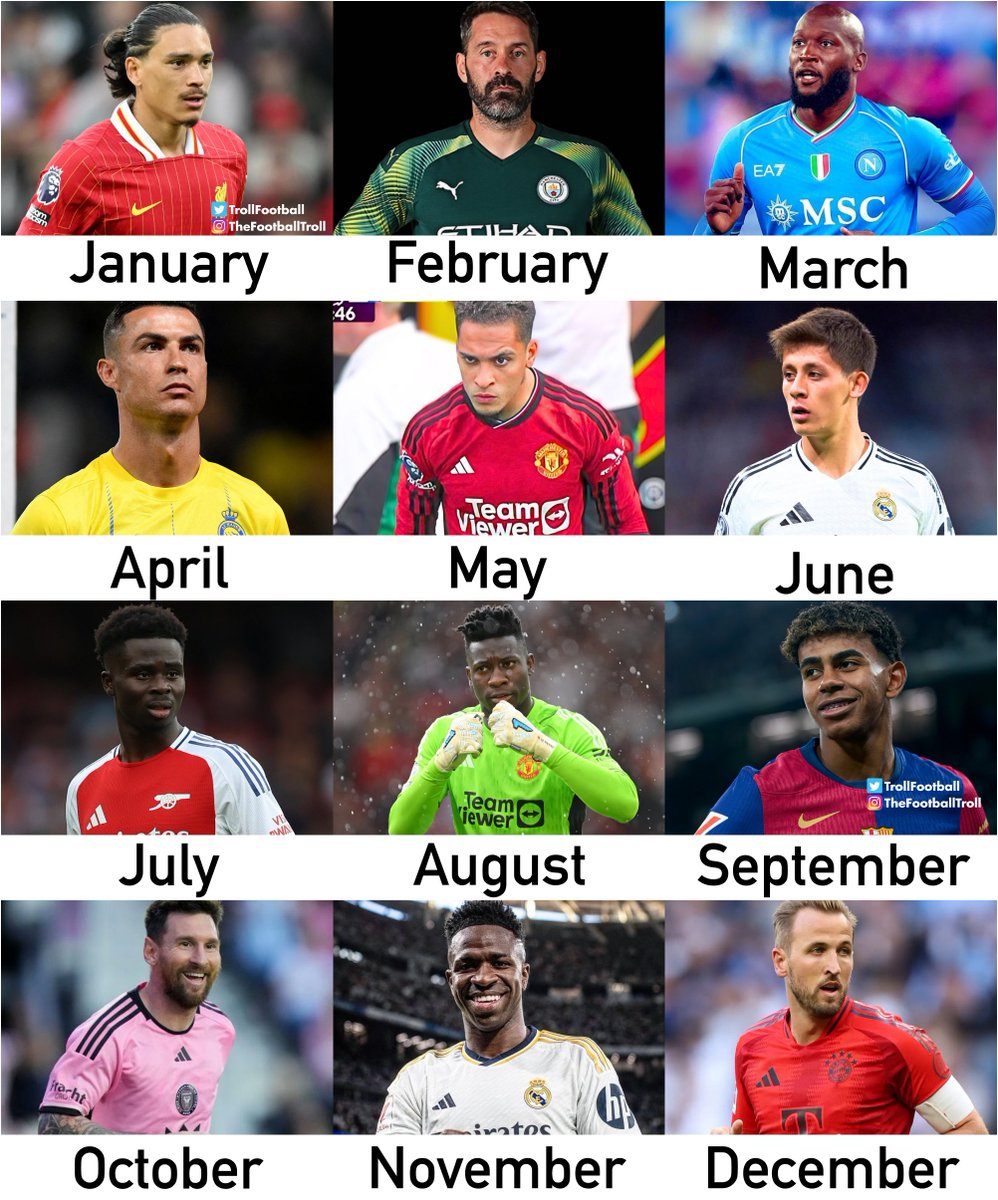 TrollFootball's tweet image. Describe your birthday month without saying the name of the player