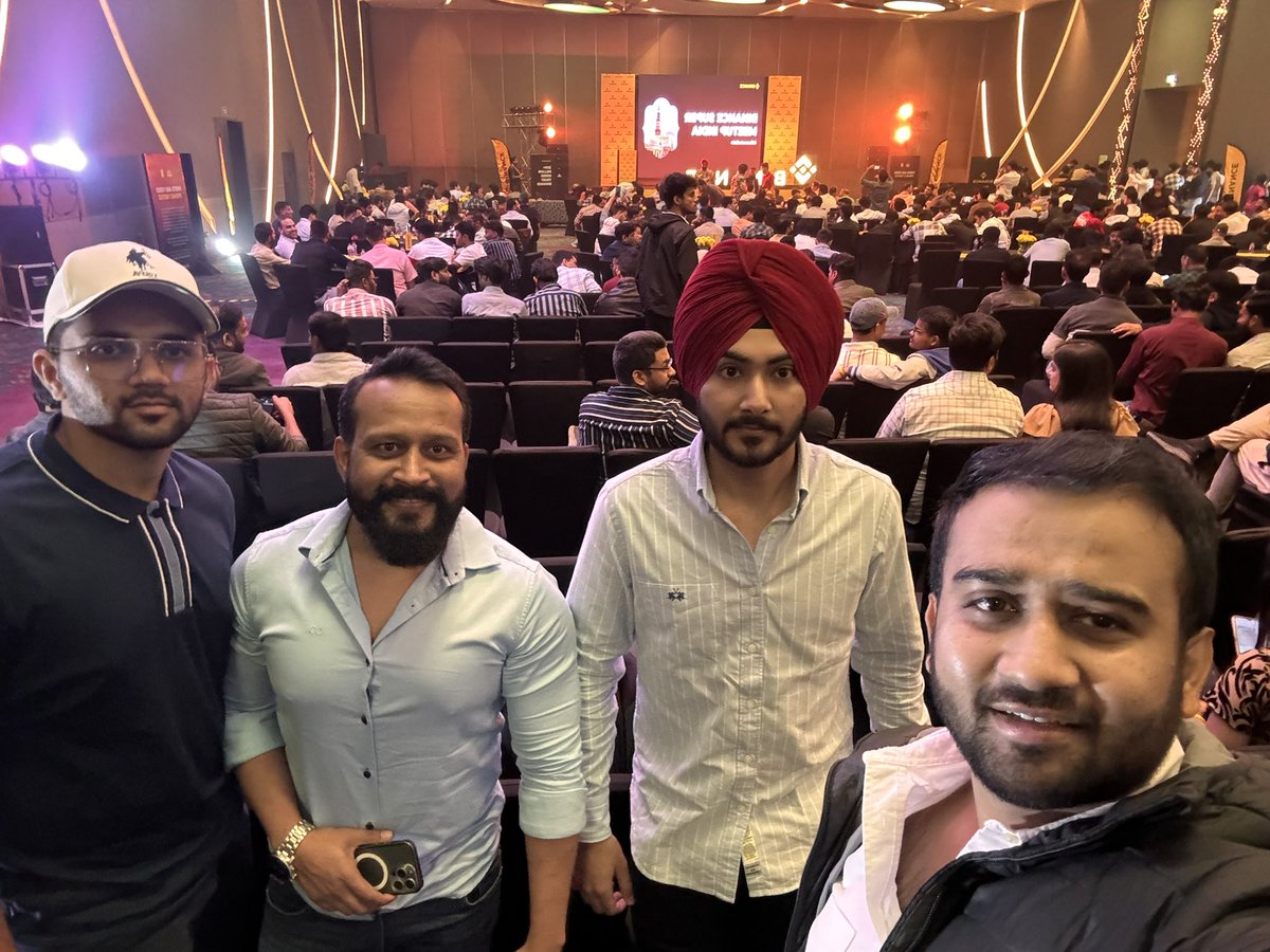 Thrilled to attend the Binance Meet Up in Delhi ! Insightful discussion and amazing network and a deep dive into crypto future.
<a href="/binance/">Binance</a> 
<a href="/BinanceDesi/">Binance South Asia</a> 
#BinanceIndia24