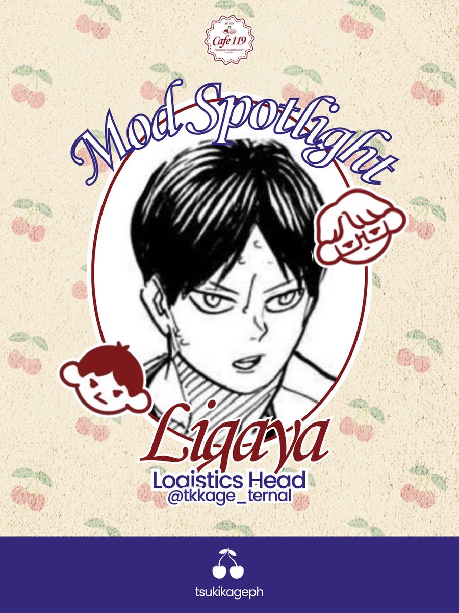 🍒Mod Spotlight 🍒

From coffee to the numbers in our menu, <a href="/tsukikagelily/">lily | free tkkg zine 📌</a> and <a href="/tkkage_ternal/">ligaya 🍙</a> are making sure everything we serve adds up! 

But not only do we provide pastries and lattes 🍰☕, two boys would also find love in our menu.💛💙

#TKKGCSE2025 #Cafe119CSE