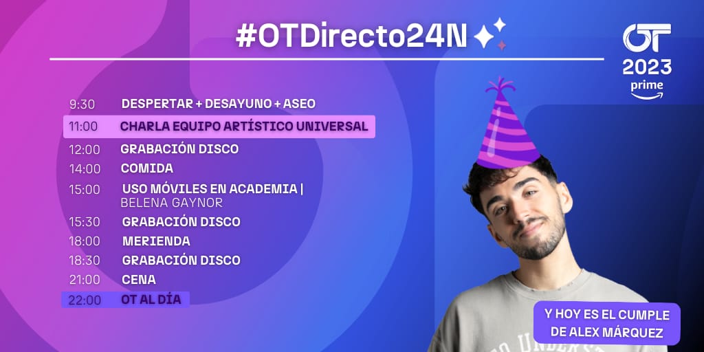 nvefqp's tweet image. Hilo de programas diarios de OT2023. A mí me sirven mucho para tener la línea temporal más clara; espero que a vosotrxs también os puedan ayudar 🫶

21N, 22N, 23N, 24N
