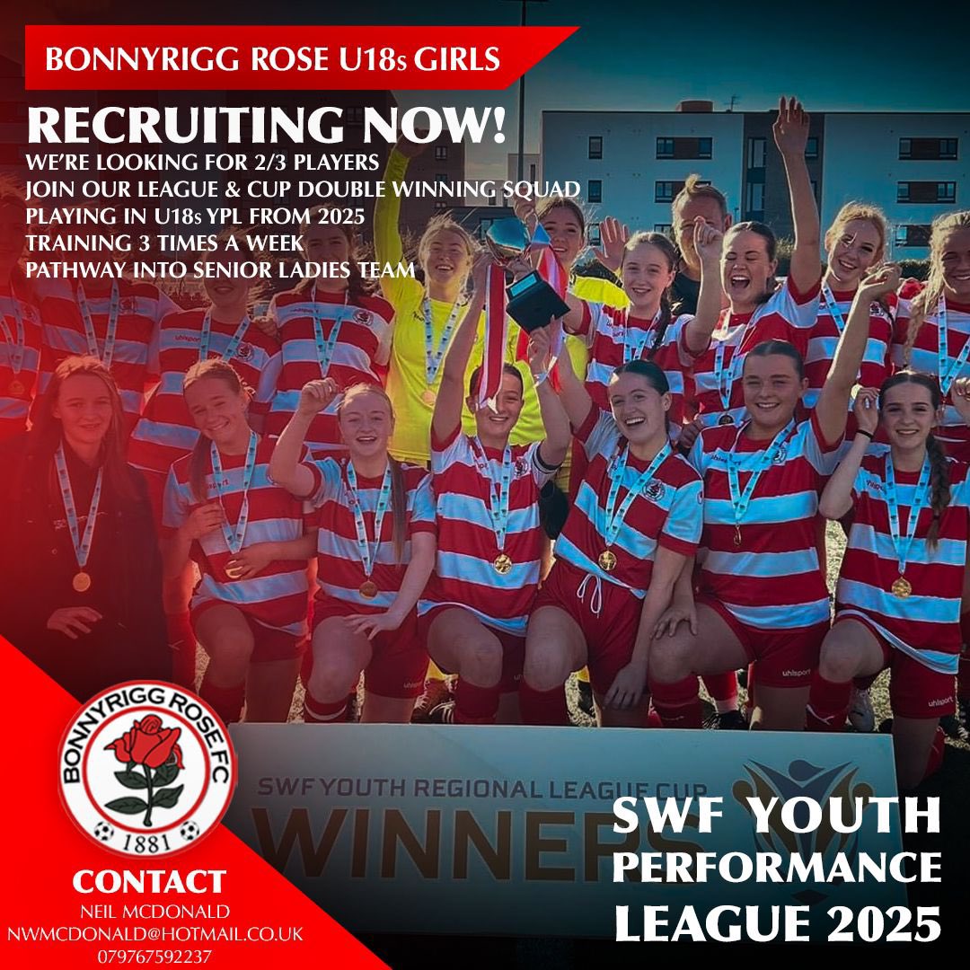 Bonnyrigg Rose Girls U18’s 🌹⚽️🌹 (@rose_u16) on Twitter photo 