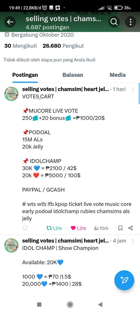 yusionct's tweet photo. @votes_cart https://t.co/E5ICVeOBEV