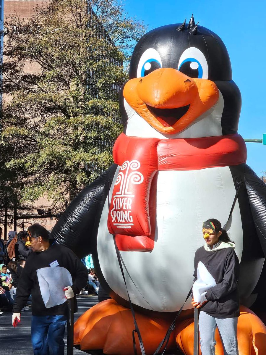 Yesterday, we celebrated the Silver Spring Thanksgiving Day parade.
