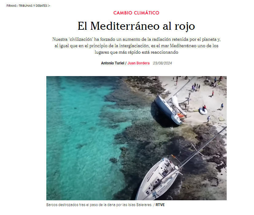 JuanBordera's tweet photo. El Mediterráneo hace aguas mientras sus bosques se secan.

DANAS, huracanes, granizadas y sequías persistentes: el cóctel perfecto para que la cuna de las civilizaciones sea víctima precisamente de las condiciones que propiciaron su auge. 

Mientras los bulos lo enfangan todo.🧵 https://t.co/50VEXo5OXE