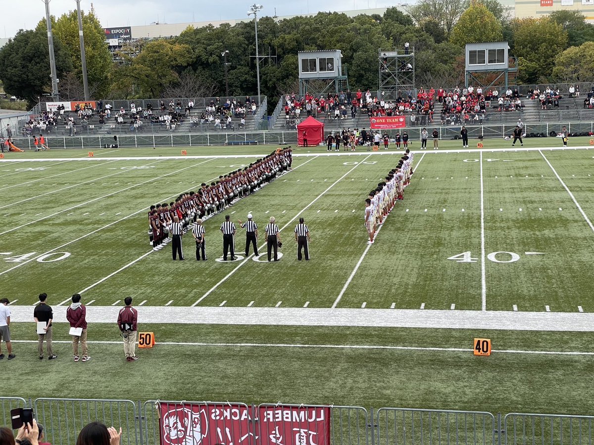 OTMLumberjacks's tweet photo. <全国大会>
vs箕面自由学園
37-17で勝利しました❗
応援ありがとうございます👊✨
次戦は12月1日13時KICK OFF
於:万博記念競技場
vs啓明学院になります❤️🔥
引き続き応援よろしくお願いします✨
#アメフト
#追手門
#otemon https://t.co/MXuMpNtUtb