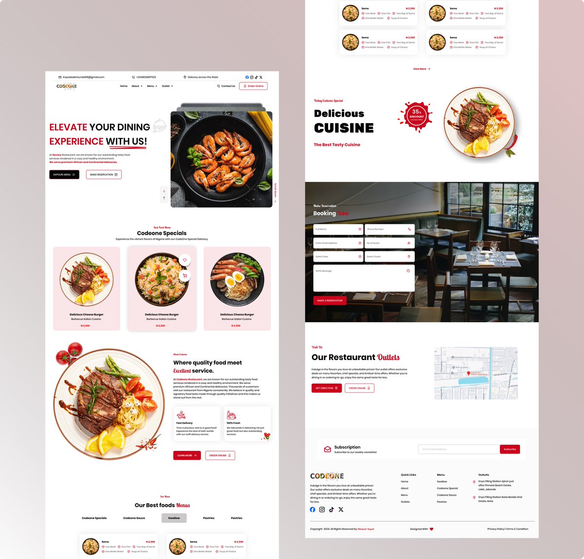 It's Sunday 
Let's eat

#figma #wordpress #uiux #website #restaurant
