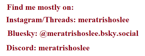 Officially migrating.  Look forward to seeing you all in new places!