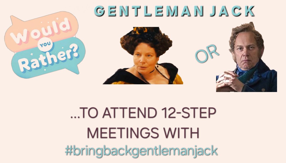 Gentleman Jack Would You Rather part 02 Sunday #BringBackGentlemanJack <a href="/BBC/">BBC</a> <a href="/LookoutPointTV/">Lookout Point TV</a>