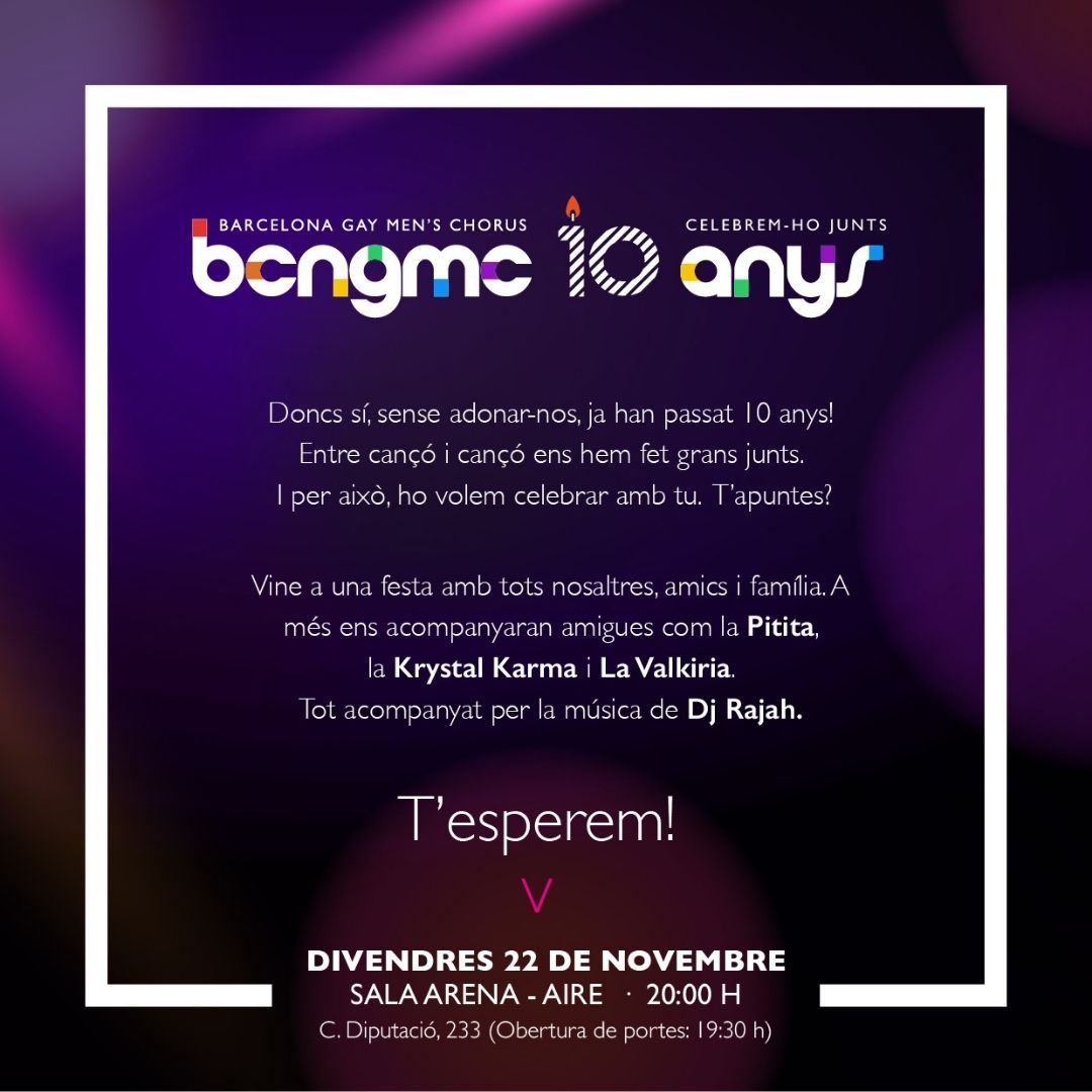 Barcelona Gay Men's Chorus tweet media