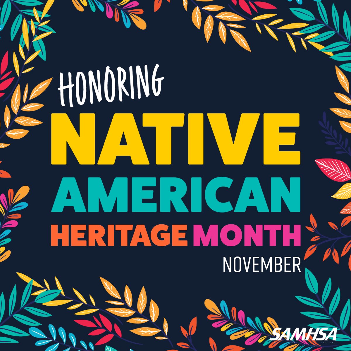 This #NativeAmericanHeritageMonth, and all year long, SAMHSA stands with American Indian &amp; Alaska Native communities. Looking for mental health, substance use, treatment, or recovery resources? The SAMHSA Tribal TTA Center can help! Find information here: samhsa.gov/tribal-ttac/re…