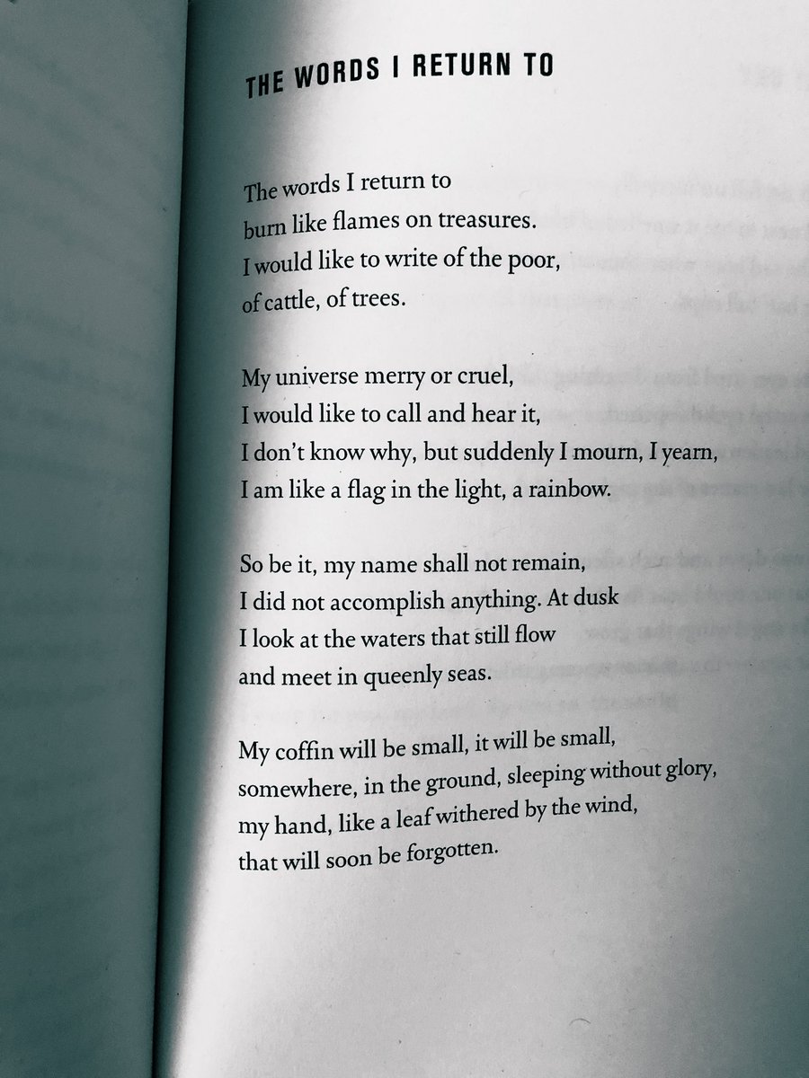 “The coldness of death strikes my face / (...) / Row, row almighty / Charon, I hear the shovels now. / Behind me I leave the mornings.”

Magda Isanos died 80 years ago today, at 28, after a lifetime of illness. A few words on nature and death in her poems: sublunaryeditions.com/magazine/merry…