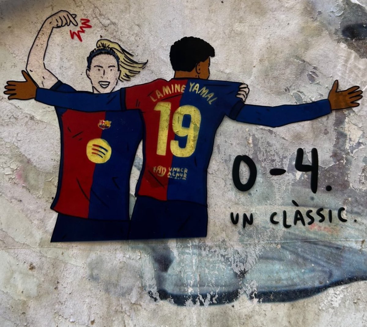 victor_nahe's tweet image. El doble 0-4 de los dos Clásicos

Como siempre por @mikinoelle en las calles de Barcelona