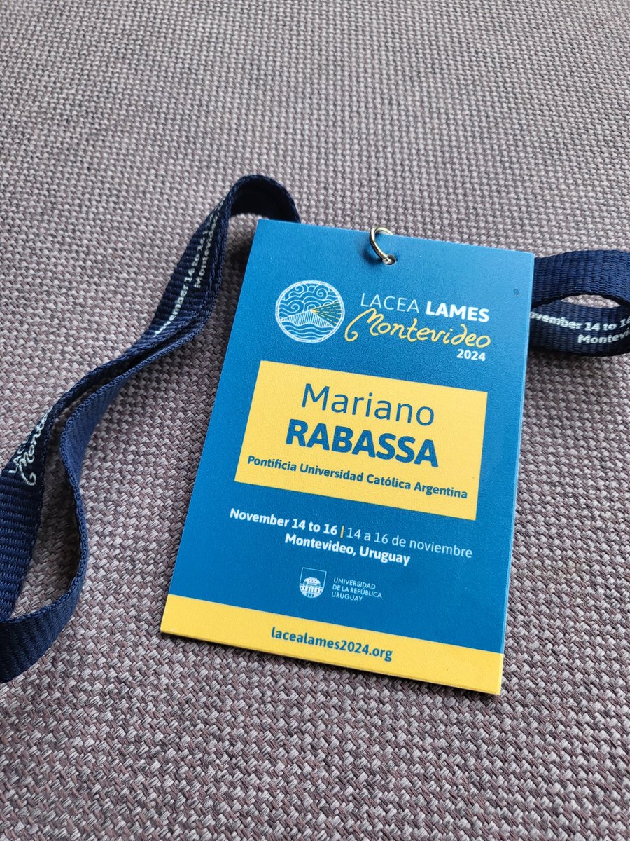Mariano Rabassa (@marianorabassa) on Twitter photo de vuelta en BsAs luego de haber participado en <a href="/Lacea_lames2024/">Lacea Lames 2024</a> 🇺🇾 Lindo poder reencontrarse con tanto colegas y amigos. Tuvimos el gusto de tener al último premio nobel. Gran conferencia con el plus de la amabilidad uruguaya. Felicitaciones a la gente de <a href="/FCEA_UdelaR/">FCEA Udelar</a> de vuelta en BsAs luego de haber participado en <a href="/Lacea_lames2024/">Lacea Lames 2024</a> 🇺🇾 Lindo poder reencontrarse con tanto colegas y amigos. Tuvimos el gusto de tener al último premio nobel. Gran conferencia con el plus de la amabilidad uruguaya. Felicitaciones a la gente de <a href="/FCEA_UdelaR/">FCEA Udelar</a>