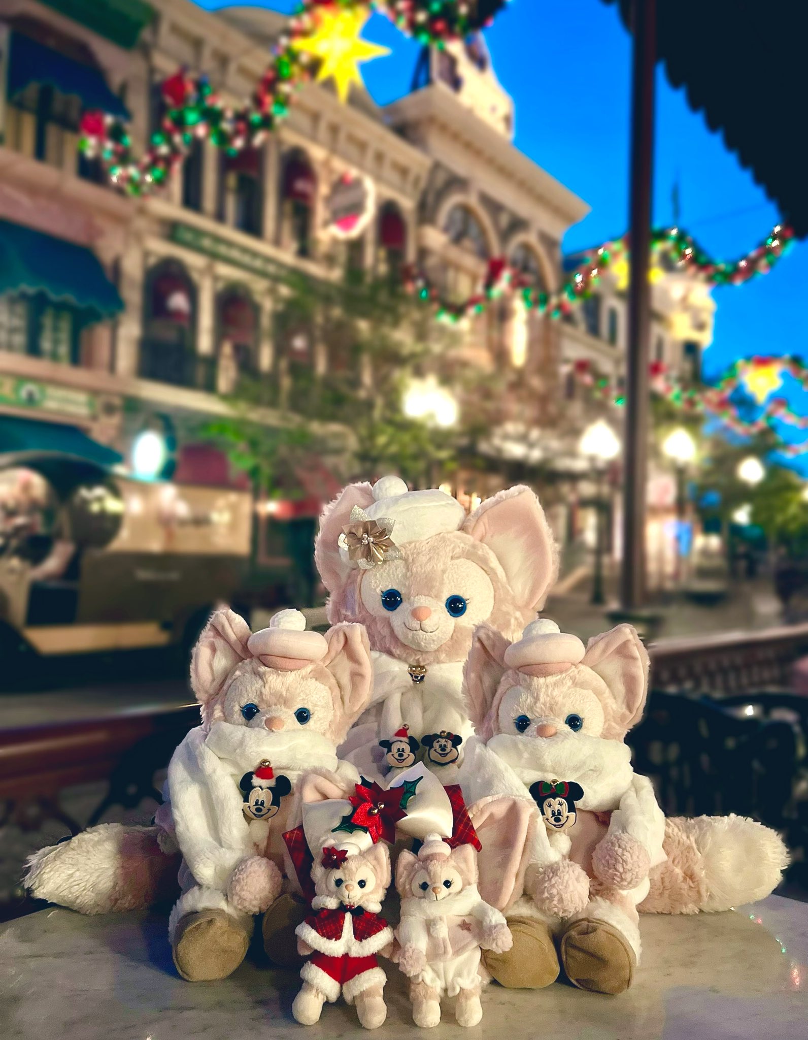 ディズニー ダンシングスノーフレークス 
リーナベル ぬいぐるみバッジ ぬいば ディズニー ダンシングスノーフレークス ステラルー クリスマス