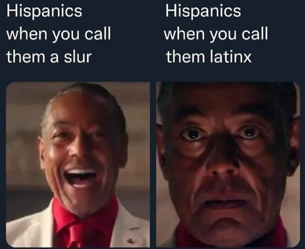 <a href="/ShitpostGate/">ShitpostGateway</a> Just don't call them Latinx