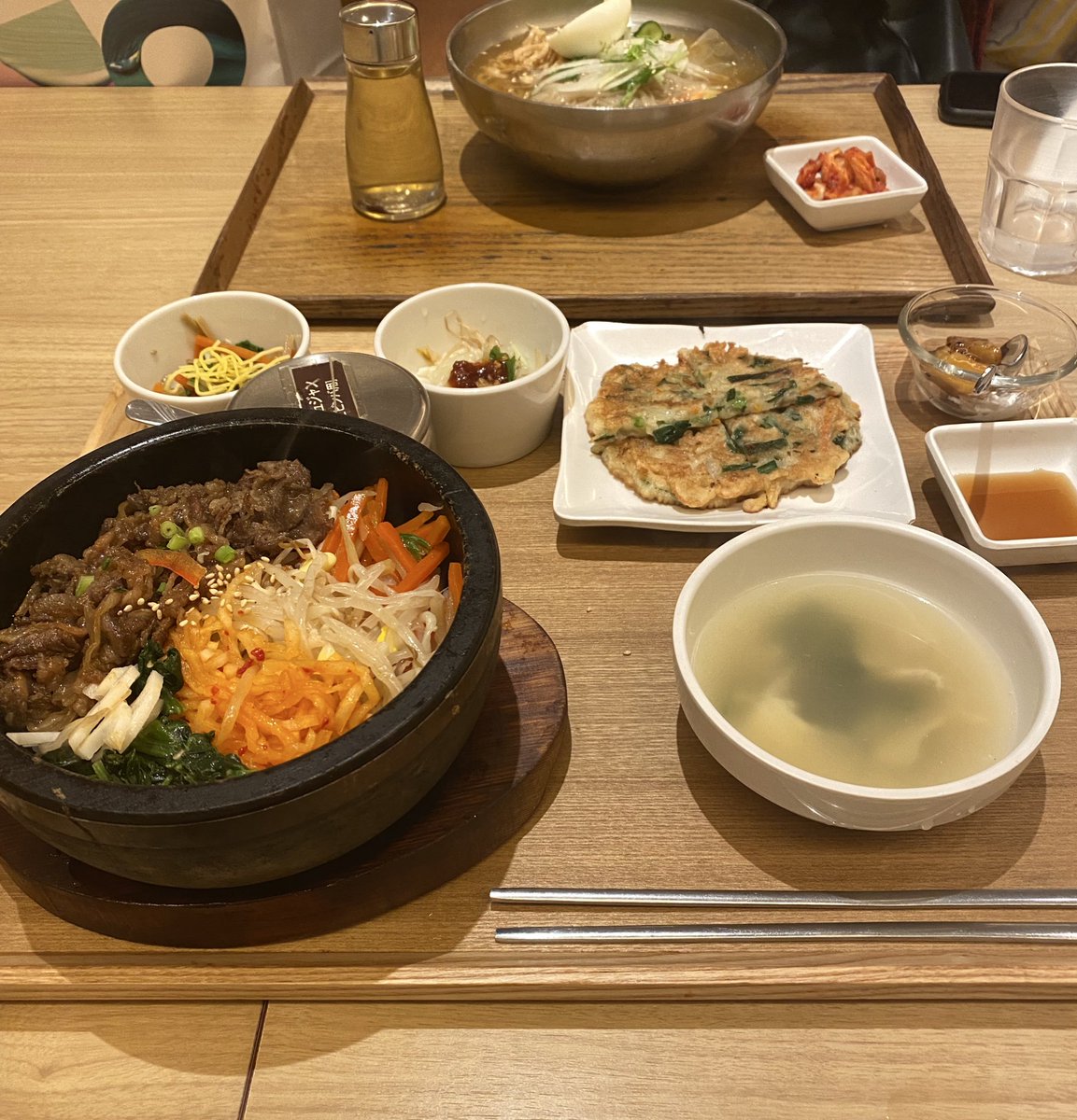 友達と韓国料理食べた🇰🇷