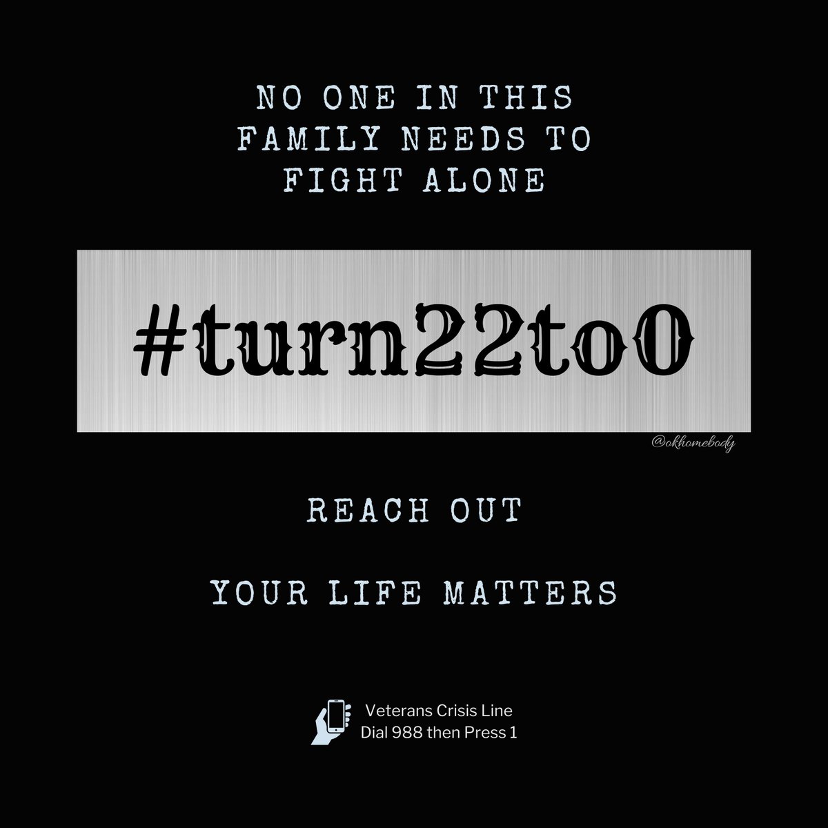 Sunday🙏RH Veterans #BuddyChecks✅ Good morning, family. It cannot be said enough, because you deserve to hear it all the time: YOU are important, YOU are needed, and YOU are loved! No giving up, no giving in. Because YOU are not alone! Reach out if you need.
❤️