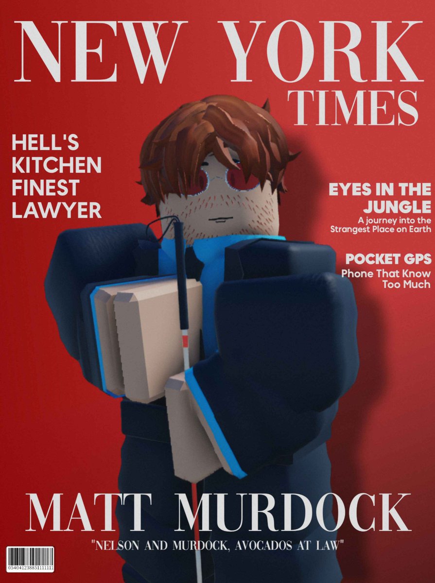 RobloxGazette1's tweet photo. “Daredevil would be a big character for those who read comics but on the live action side with the casual audience, he's been under-represented, so it's great to see more Daredevil projects recently” https://t.co/qMLuyaOzjb