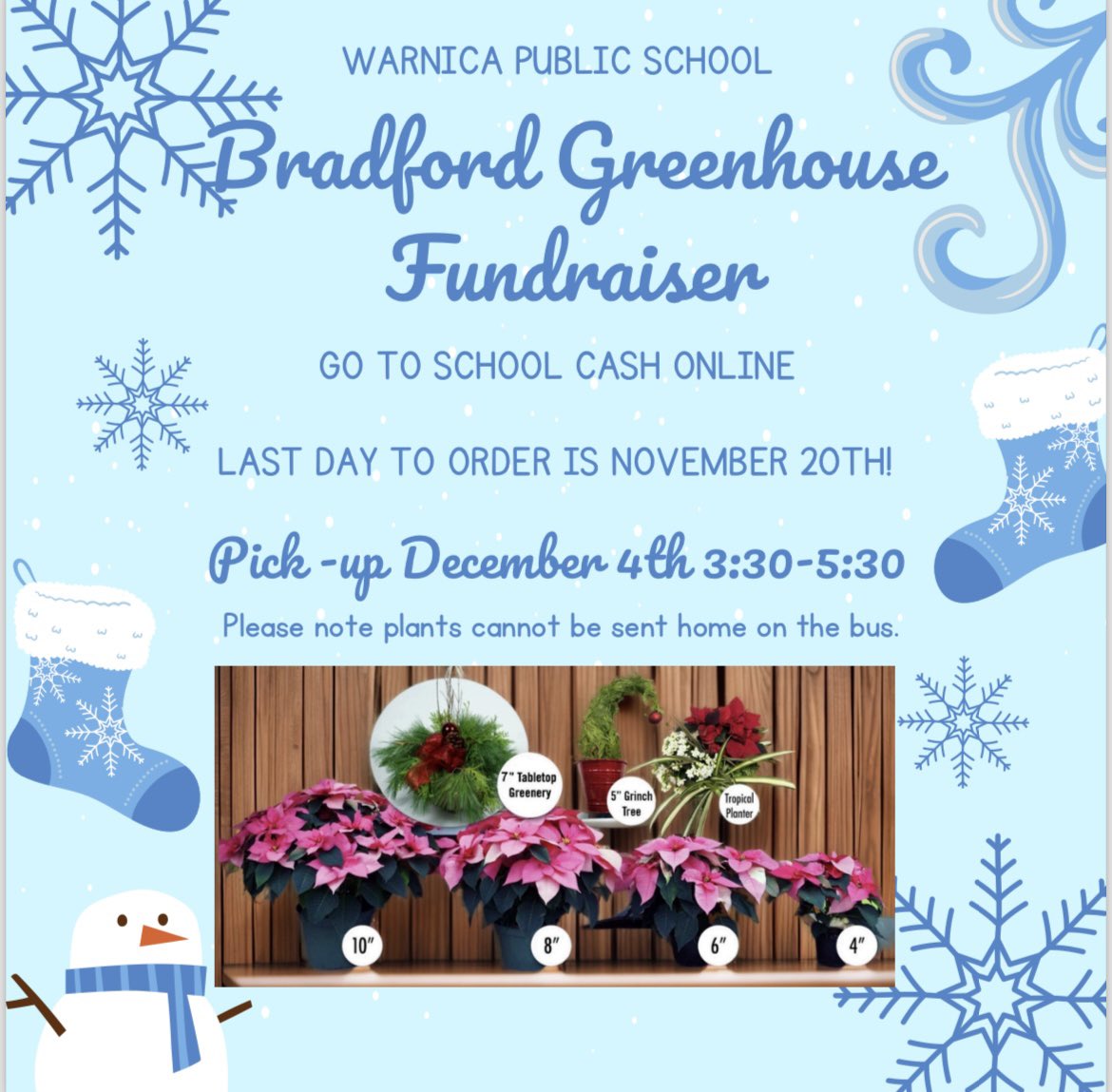 Place your order by November 20th! Thank you for your support.