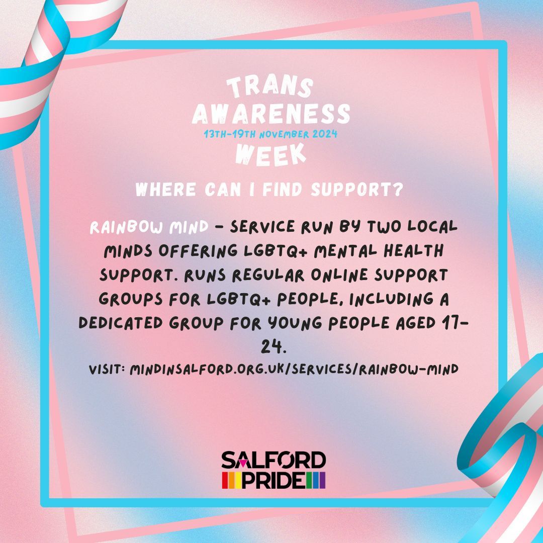 During Transgender Awareness Week, it’s essential to highlight the vital resources available for our trans community. Support lines and charities are here to listen, provide guidance, and offer a safe space for anyone seeking help- you are not alone! 🏳️‍⚧️ 

#transawarenessweek