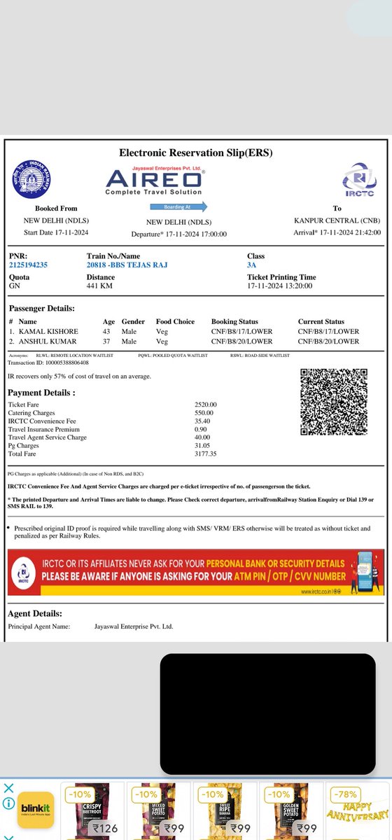 AnshulKumar03's tweet image. मनचाहा टिकट का पैसा लेने के बाद भी समय पर ग्राहक को गाड़ी नहीं मिलती है और ना ही व्यवस्थित सुविधाएं।
पैसेंजर के समय की कोई अहमियत नहीं हैं ❓
शौचालय की साफ सफाई व्यवस्था पुरानी रेल सेवा की तरह क्यों❓
#20818 BBS #Tejas Raj #train
@RailwaySeva @AshwiniVaishnaw @RailMinIndia
