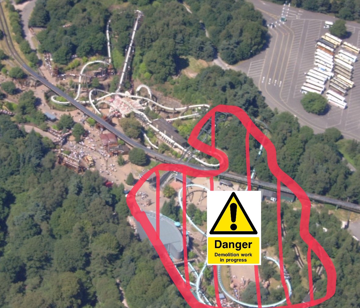 BREAKING: Alton Towers have filed plans for the demolition of a large area of Forbidden Valley - including the removal of Galactica (formerly Air). Plans are yet to be filed for a replacement.

Demolition work is expected to begin during the winter closed season.