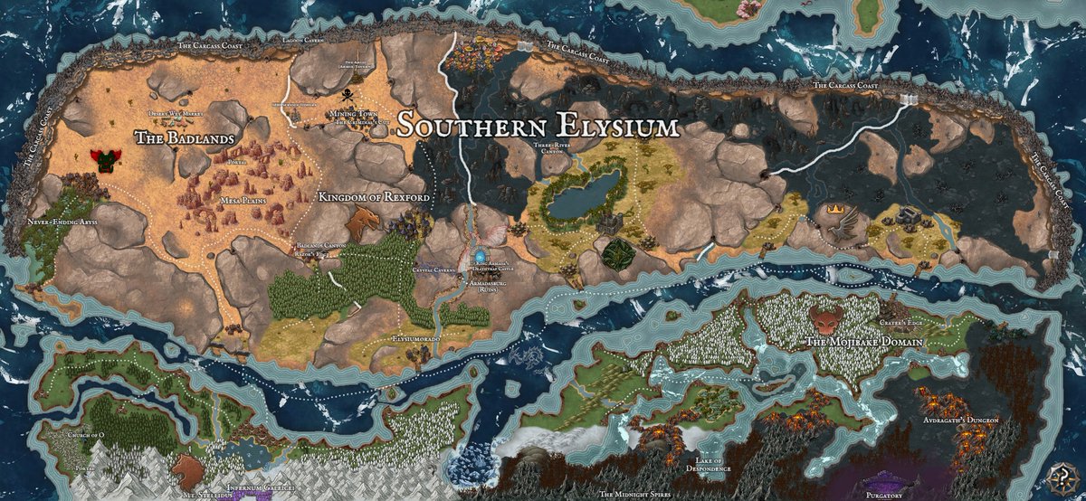 I updated my maps yet again because of the Badlands Brigade cover of Bloodhounds! Also, there were new textures :3
#TempusTales #ArmisAdventures