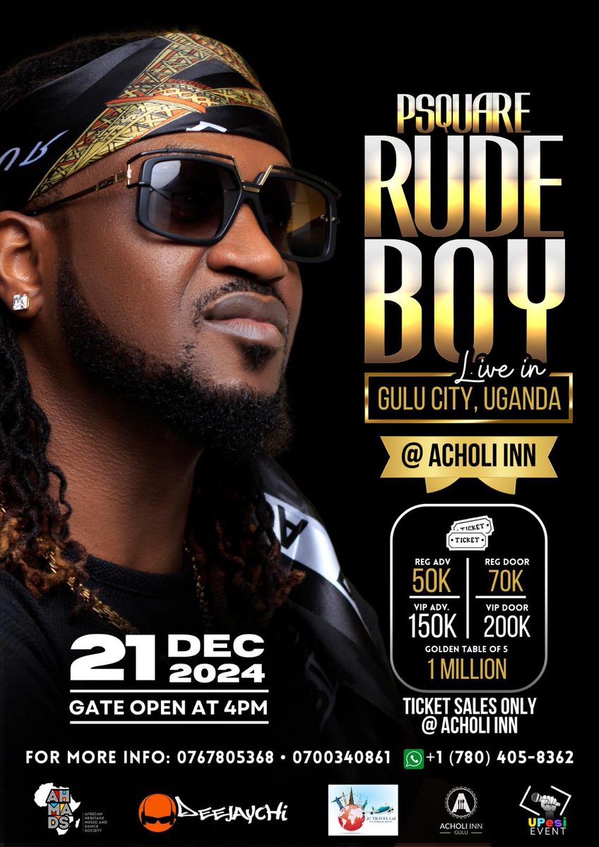 Can't wait to see this man in Acholi Inn