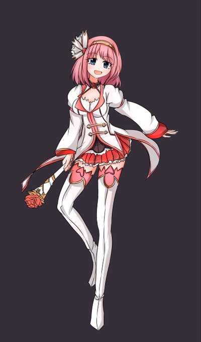 幽雪へのリクエスト #pixiv #pixivRequest  これがこうなってこうなるユイがエリス様になるのを描きましたー(*'▽') 